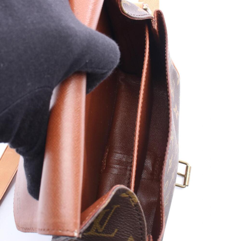 LOUIS VUITTON Authentic Brown Monogram Leather Shoulder Bag - Picture 3 of 9